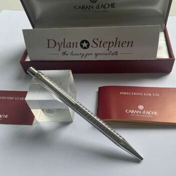 Caran d'Ache Ecridor Silver Plated ballpoint pen