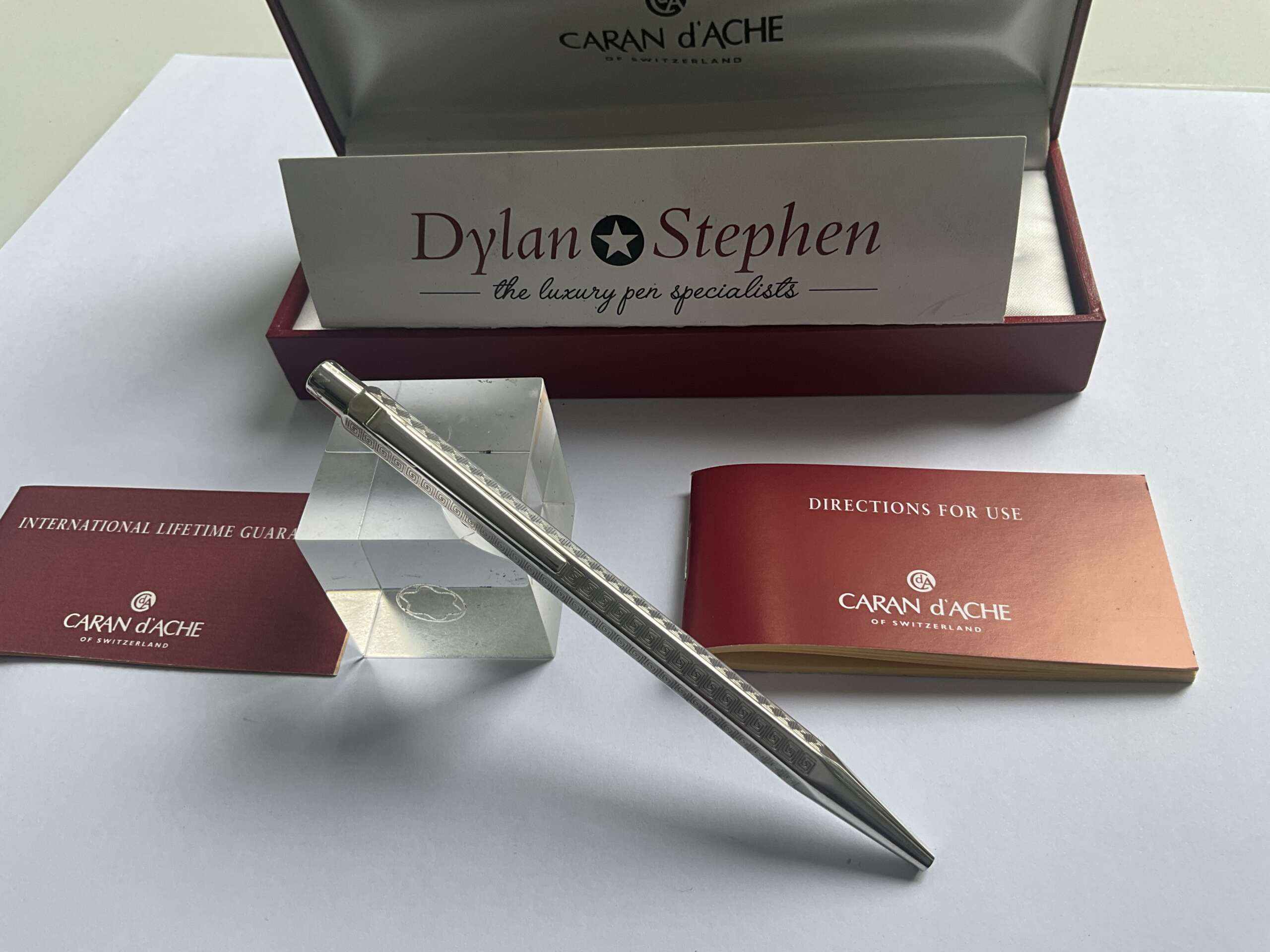 Caran d'Ache Ecridor Silver Plated ballpoint pen
