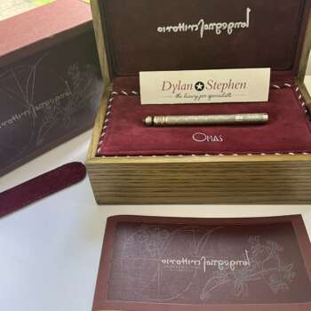 Omas L' Ingegno Scrittorio Di Leonardo Sterling Silver Limited Edition fountain pen