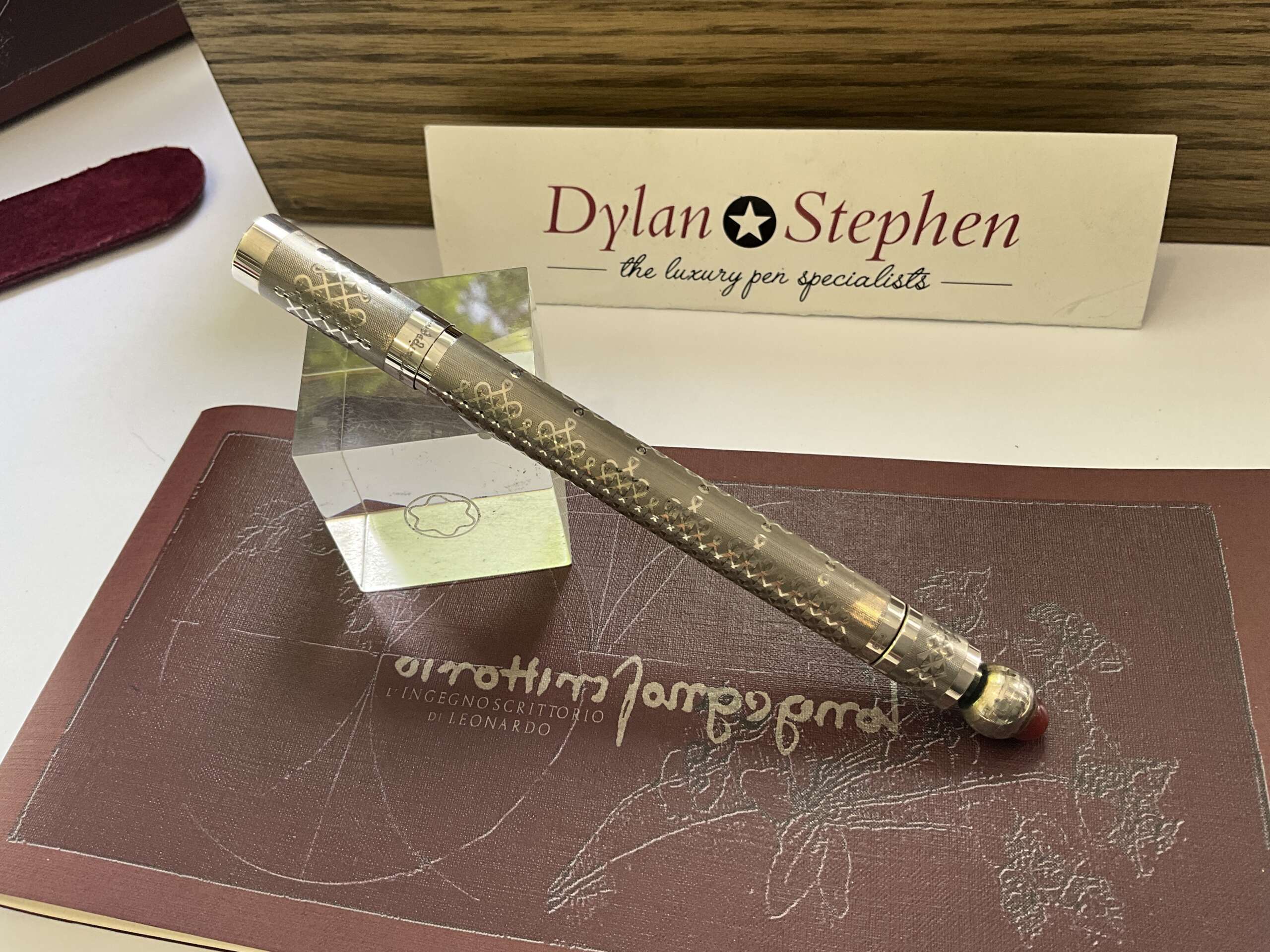 Omas L' Ingegno Scrittorio Di Leonardo Sterling Silver Limited Edition fountain pen - Image 5