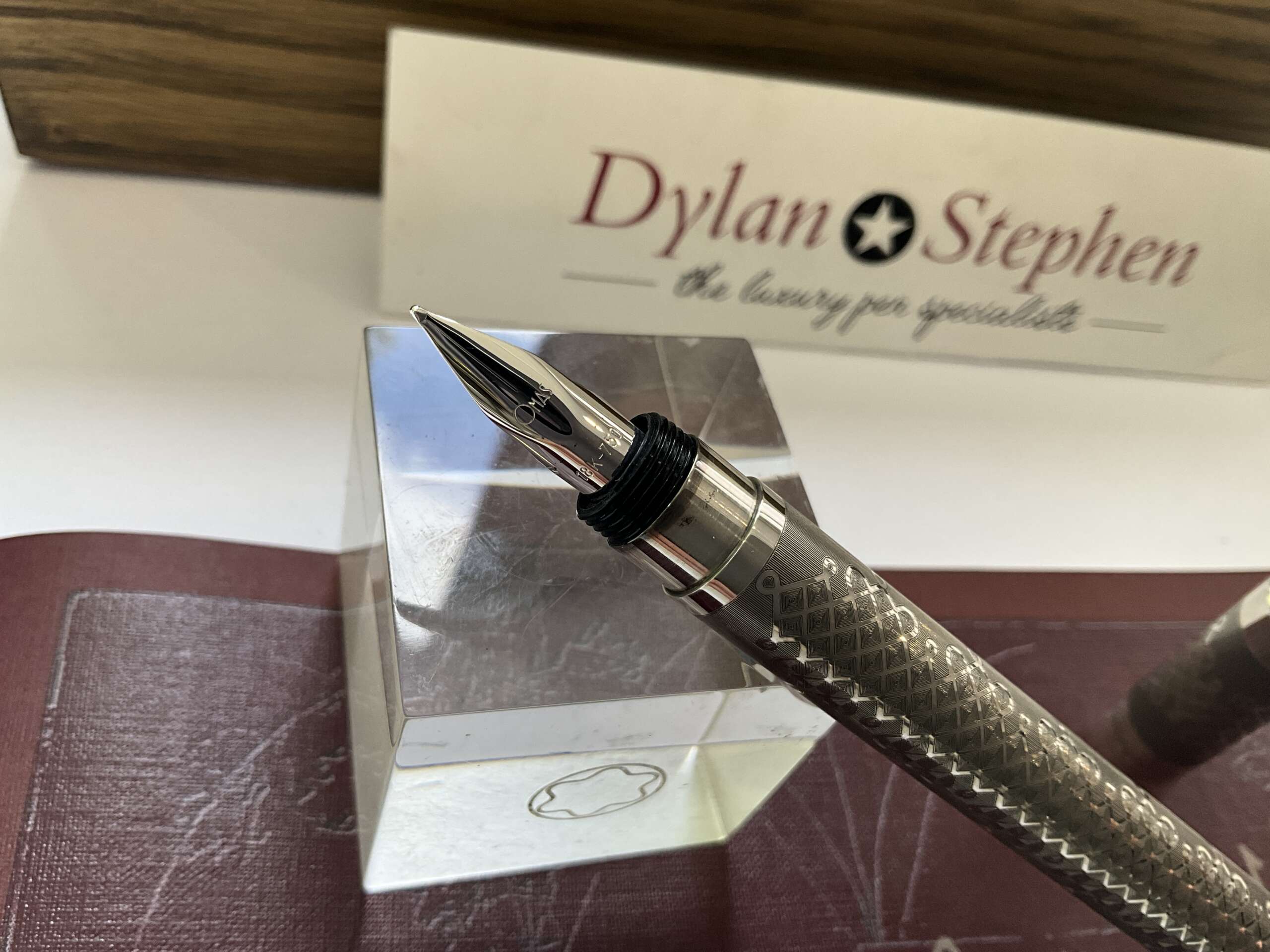 Omas L' Ingegno Scrittorio Di Leonardo Sterling Silver Limited Edition fountain pen - Image 2