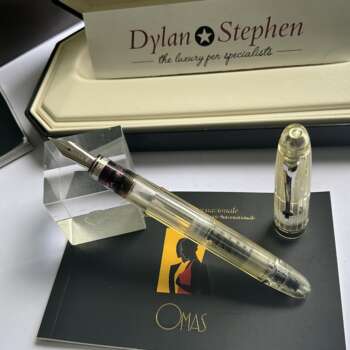 Omas Ogiva Vision Fluted Demonstrator fountain pen