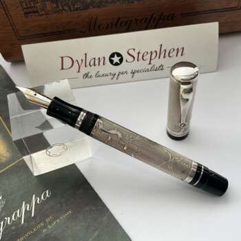 Montegrappa Cosmopolitan Japanese Sterling Silver Limited Edition fountain pen