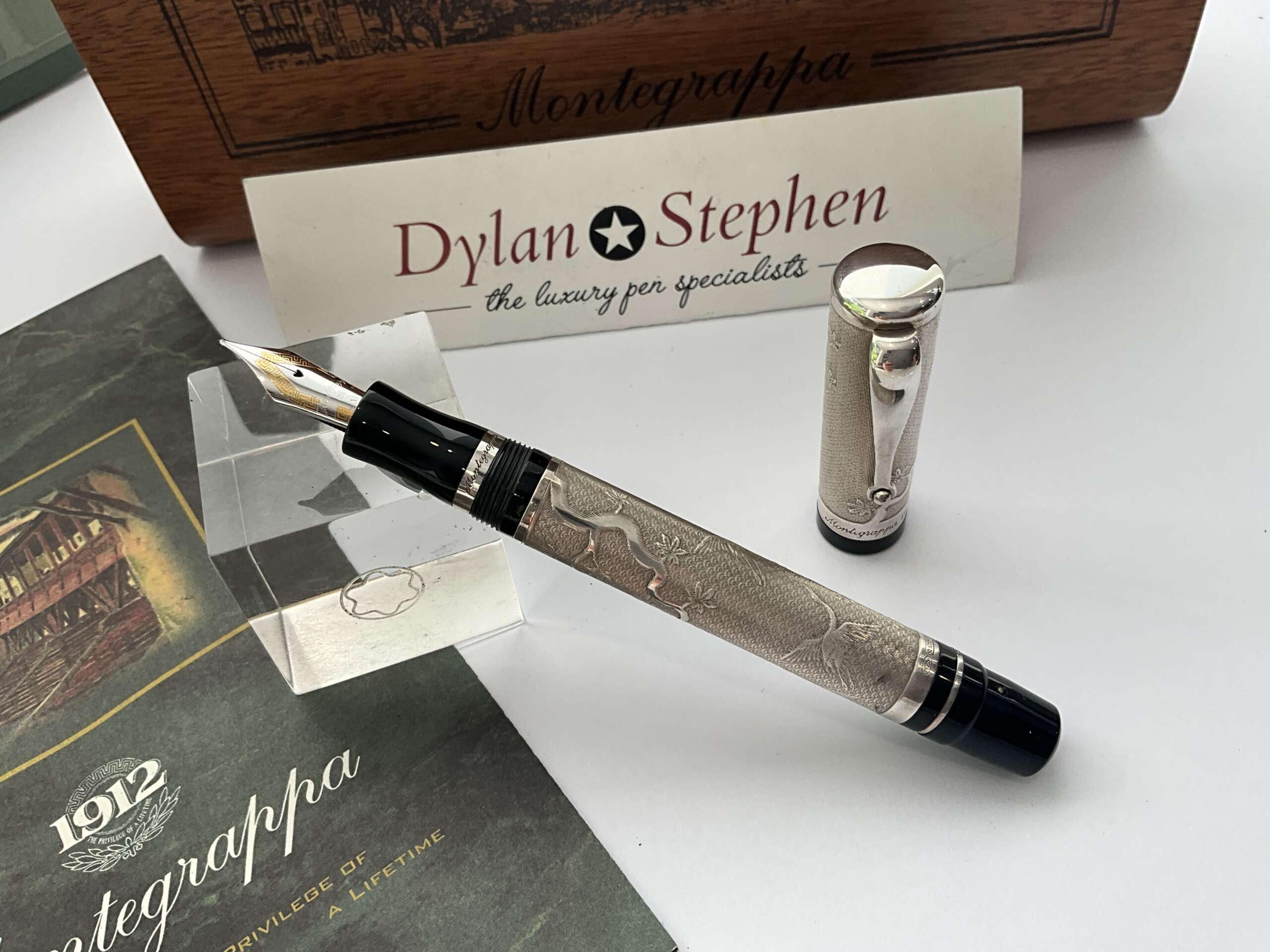 Montegrappa Cosmopolitan Japanese Sterling Silver Limited Edition fountain pen