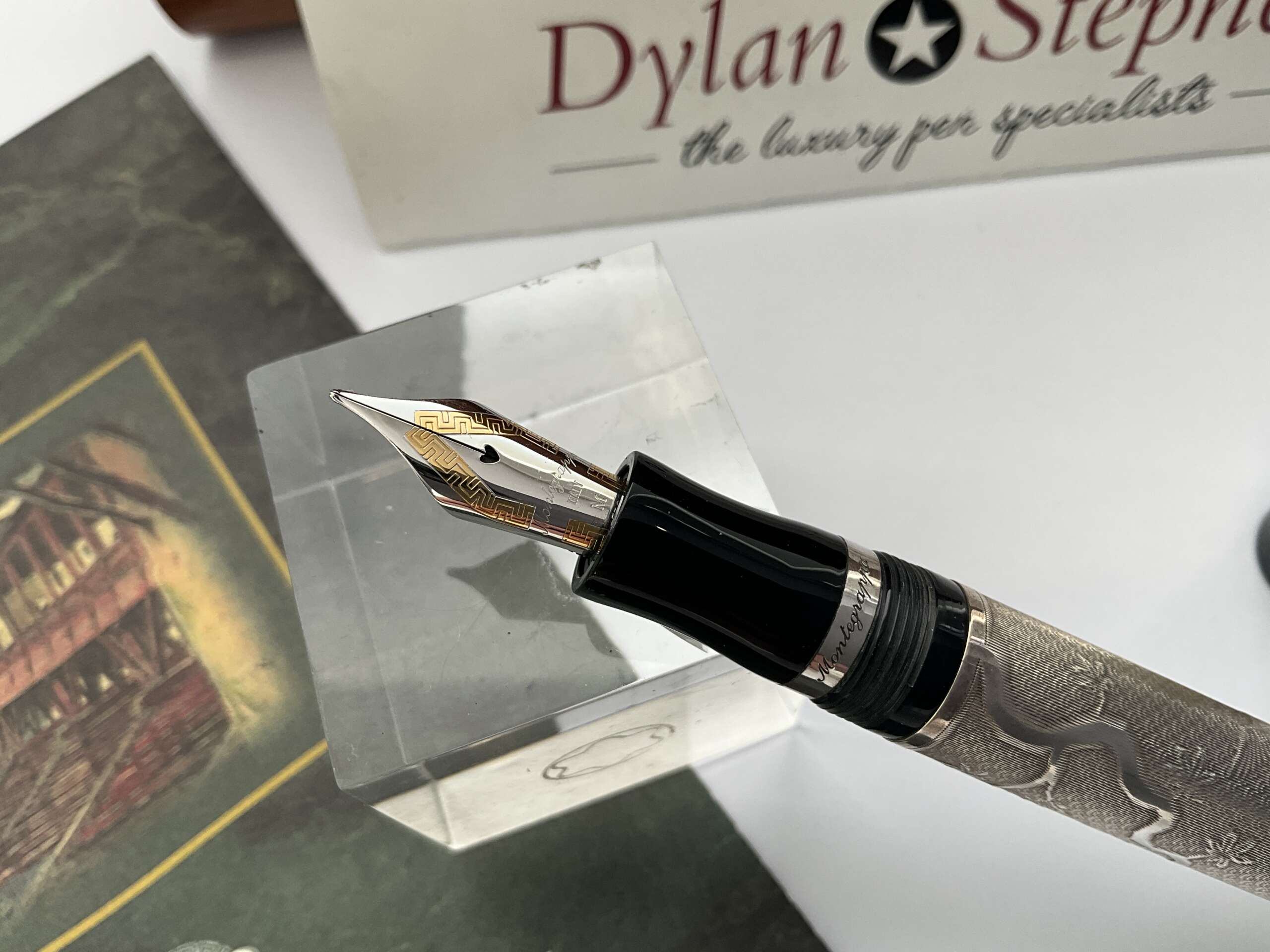 Montegrappa Cosmopolitan Japanese Sterling Silver Limited Edition fountain pen - Image 2