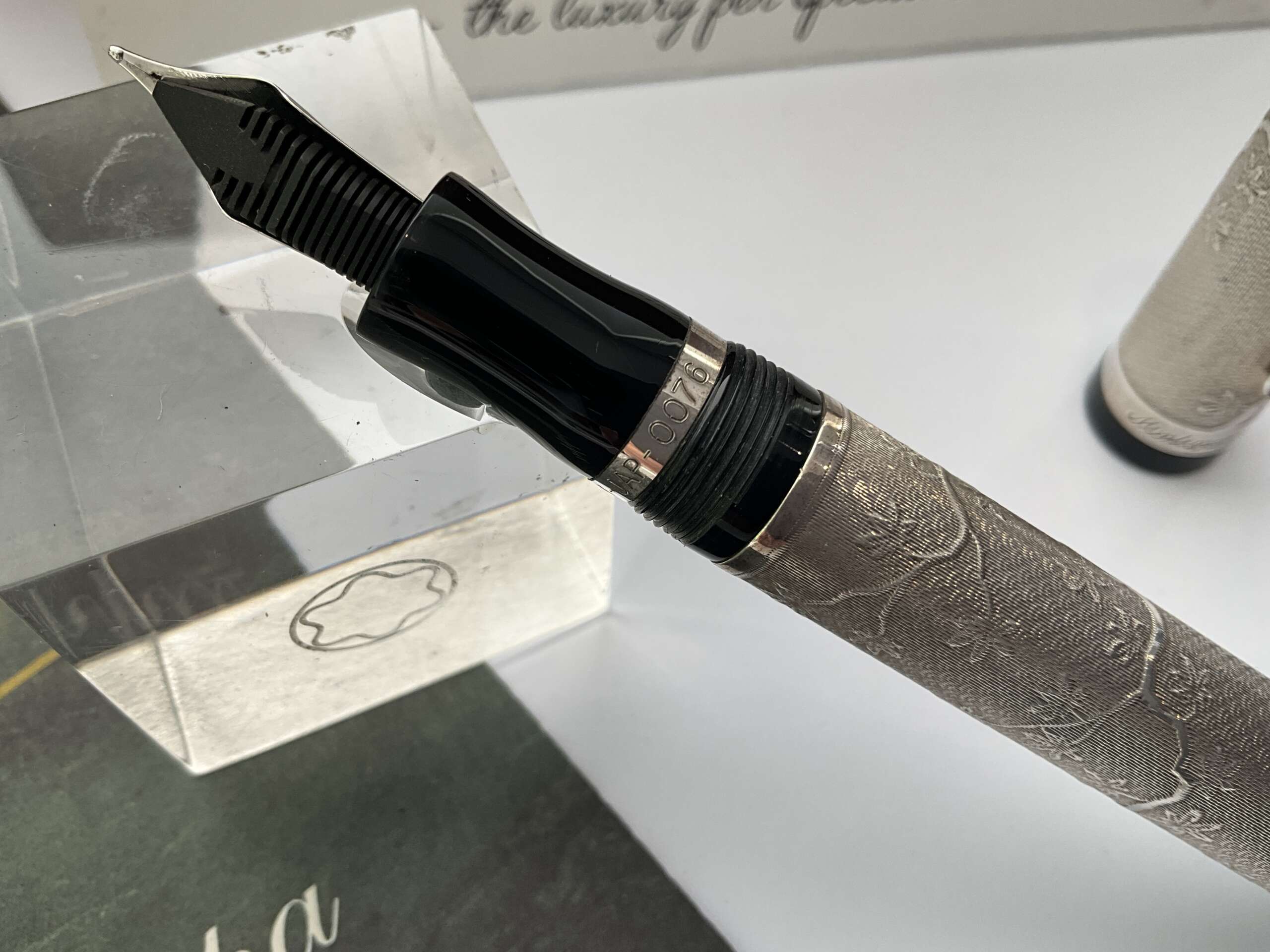 Montegrappa Cosmopolitan Japanese Sterling Silver Limited Edition fountain pen - Image 3