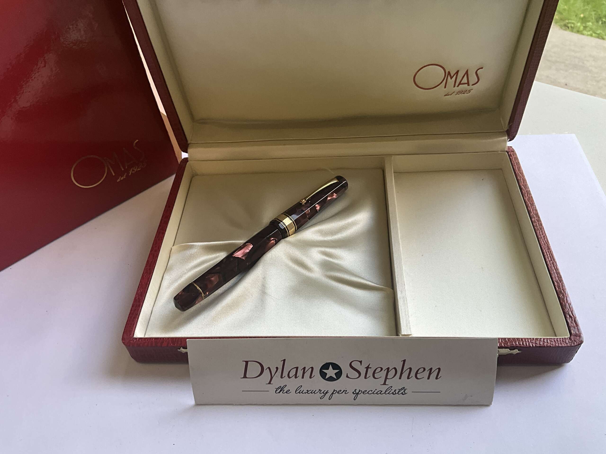 Omas Extra Maroon Paragon Celluloid 1991 fountain pen - Image 8