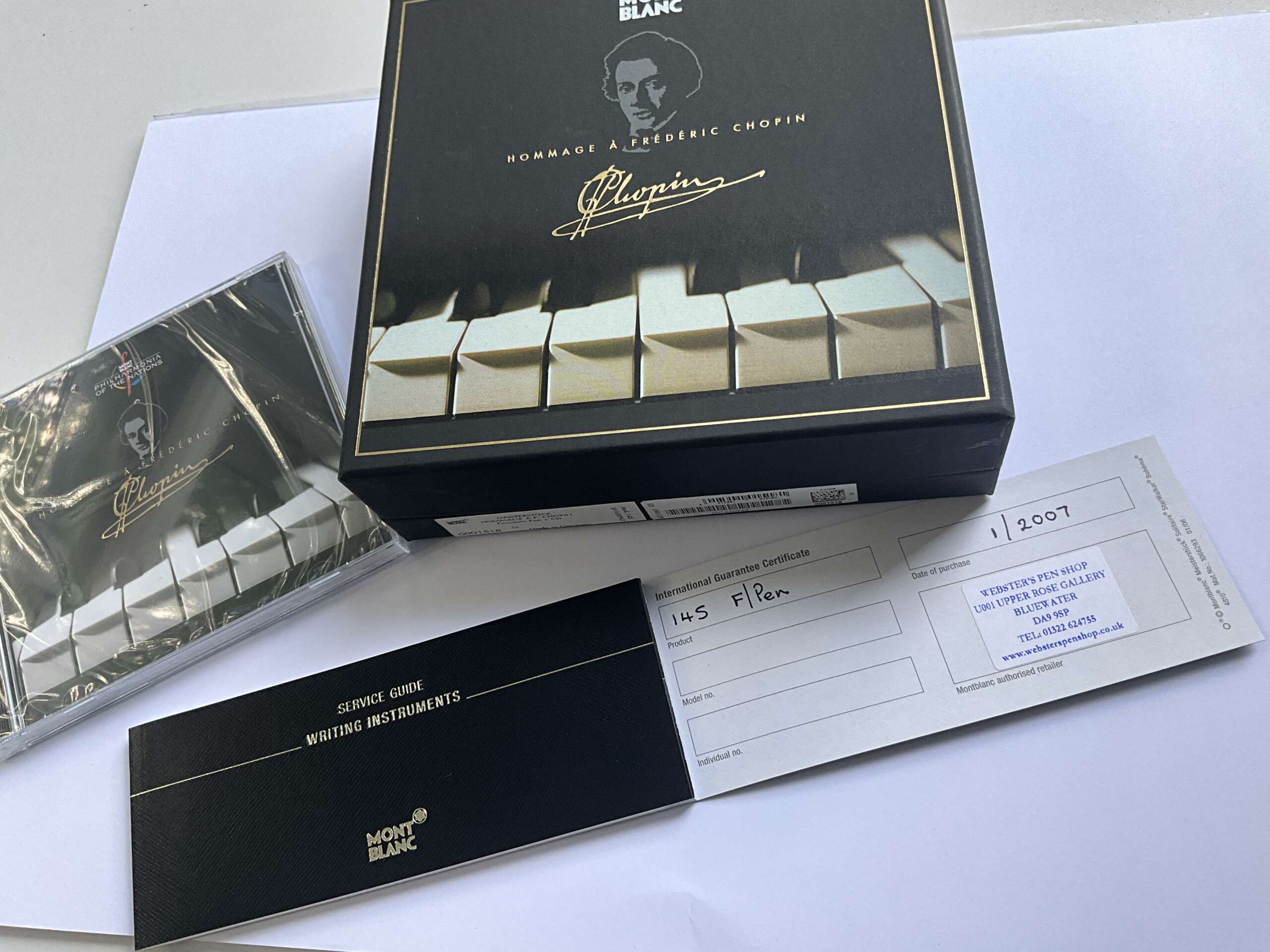 Montblanc Meisterstuck 145 Frederic Chopin Fountain Pen - Image 7