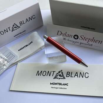 Montblanc Heritage Rouge & Noir Coral Baby Ballpoint Pen