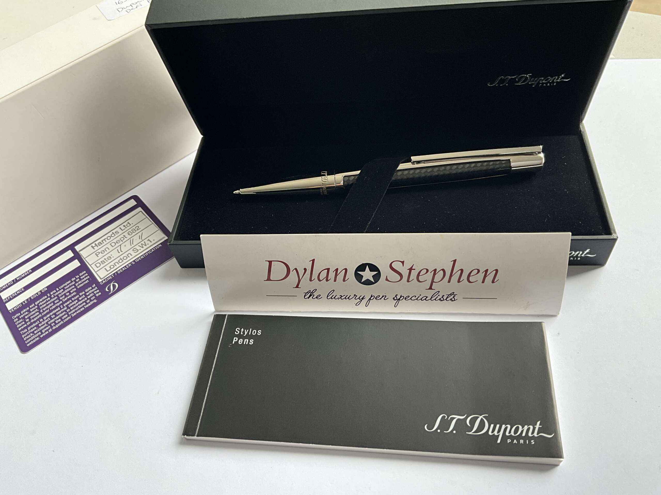 ST DuPont Defi Carbon Fiber Ballpoint Pen - Image 6