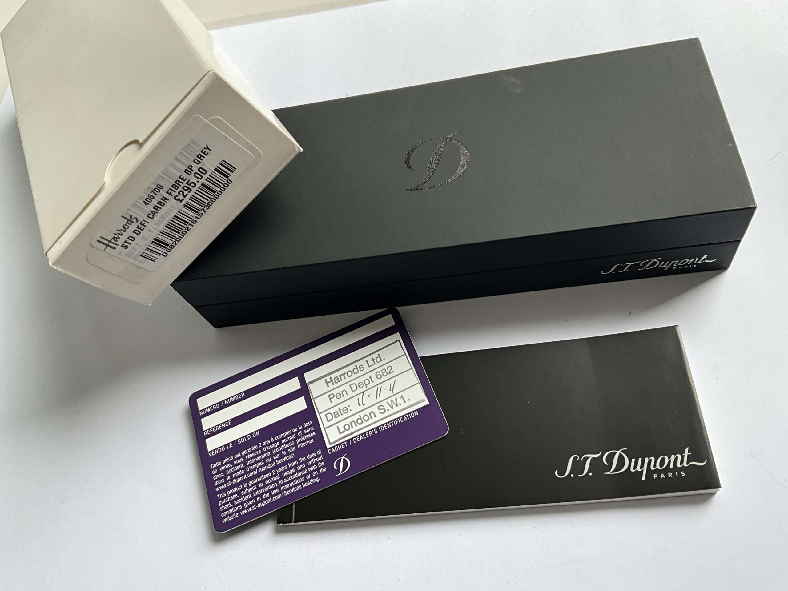 ST DuPont Defi Carbon Fiber Ballpoint Pen - Image 7