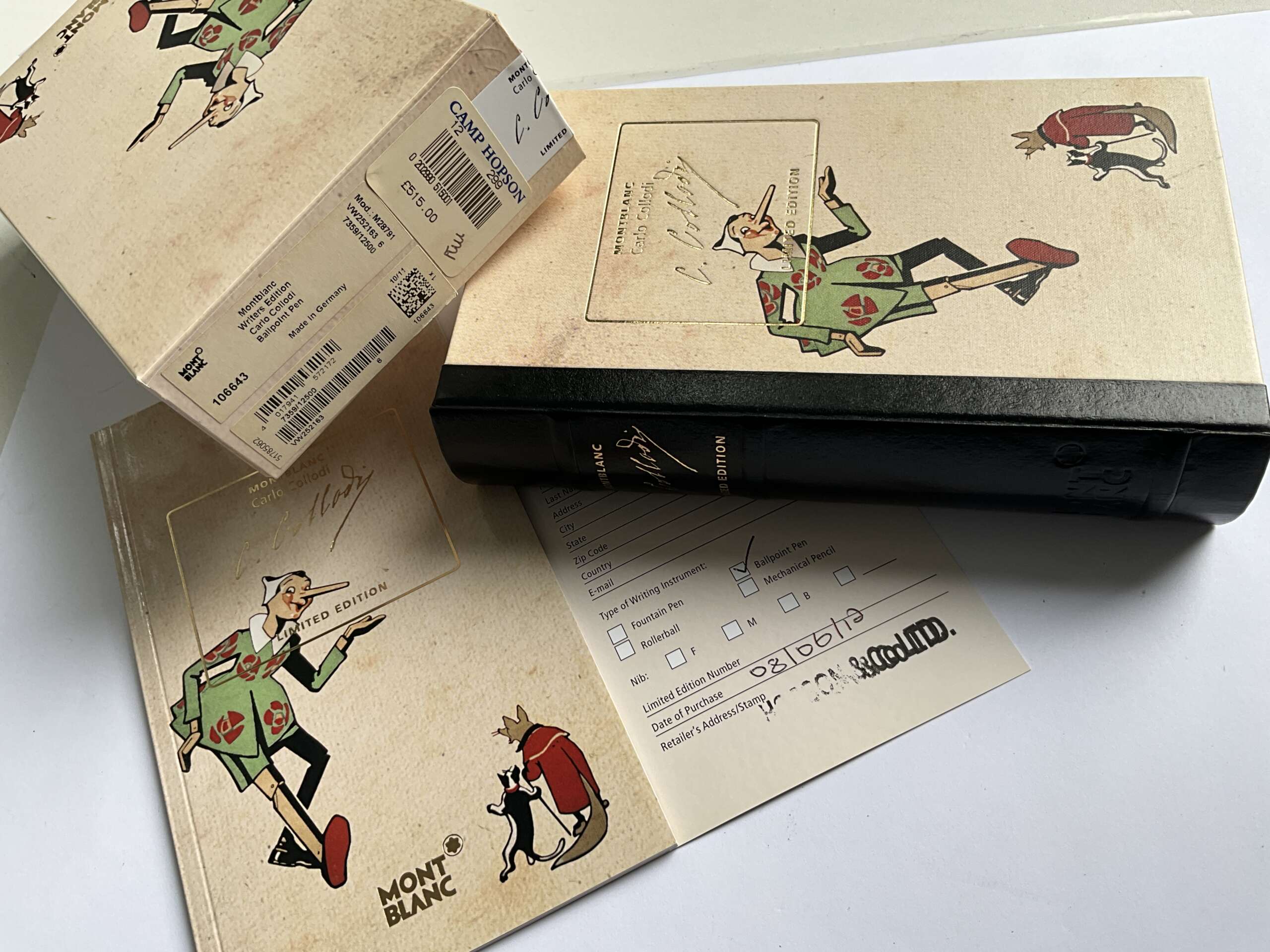 Montblanc Writers Limited Edition Carlo Collodi Ballpoint Pen - Image 8