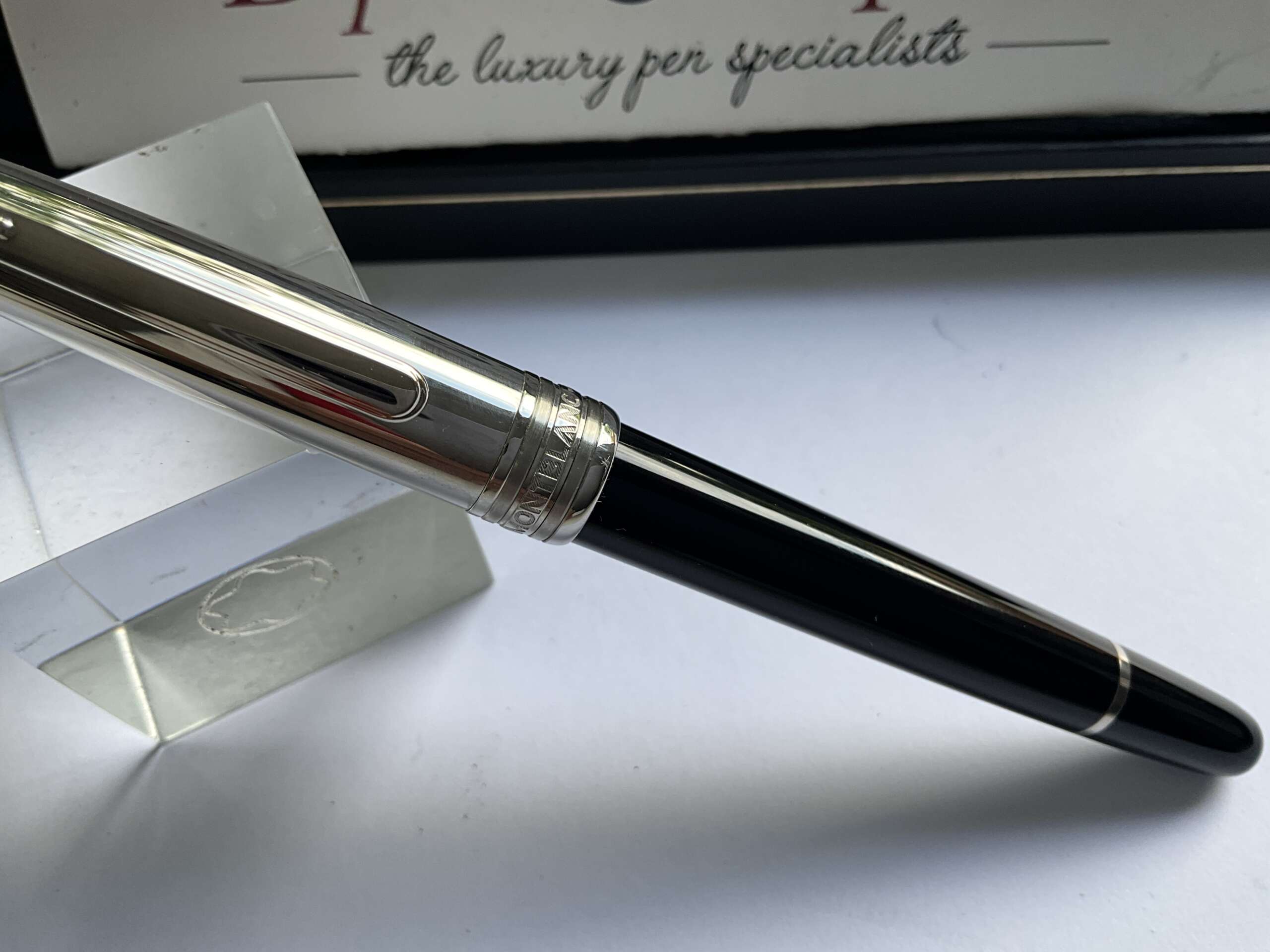 Montblanc Meisterstuck 144 Solitaire Doue Steel Fountain Pen - Image 4