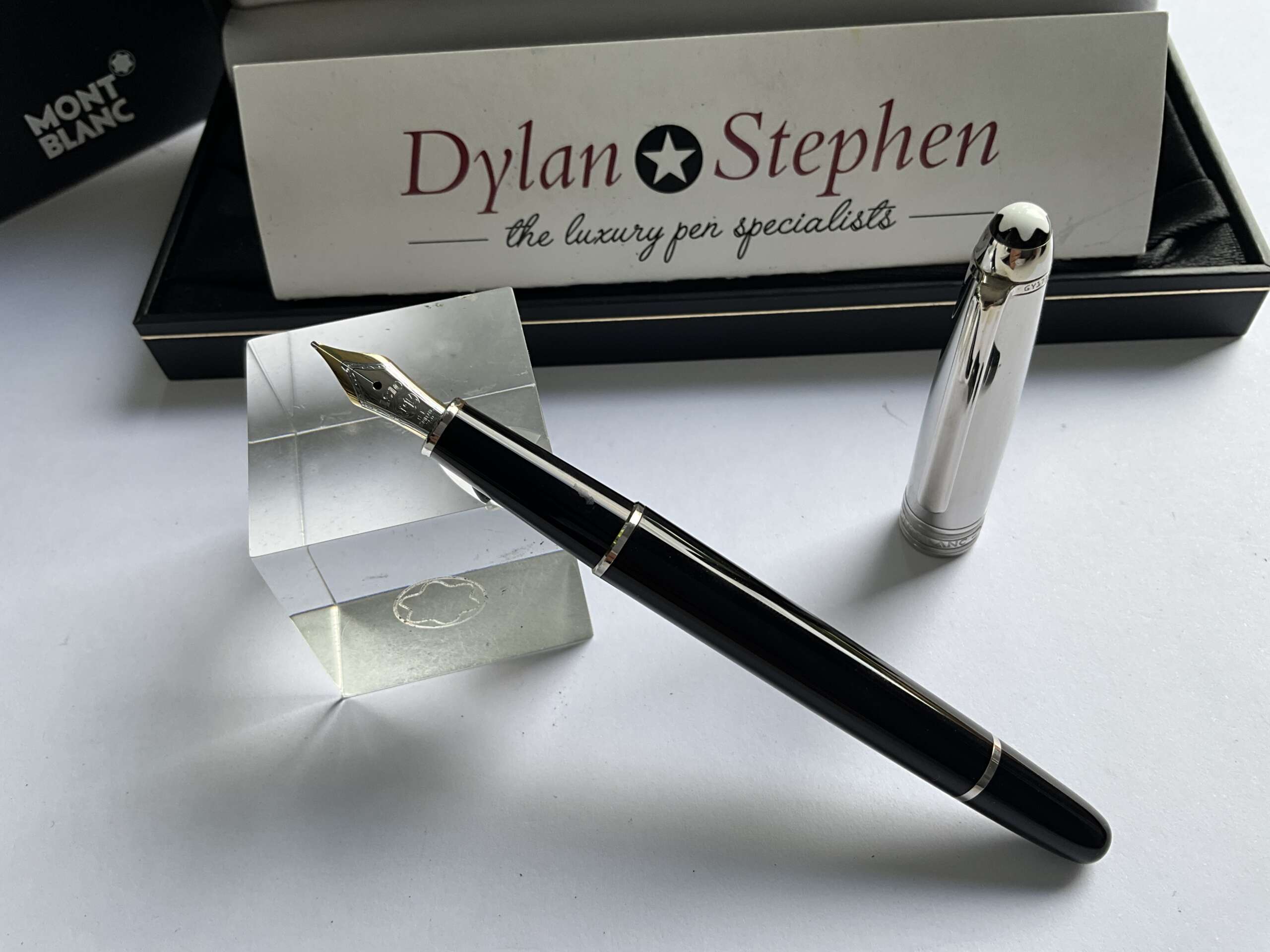 Montblanc Meisterstuck 144 Solitaire Doue Steel Fountain Pen