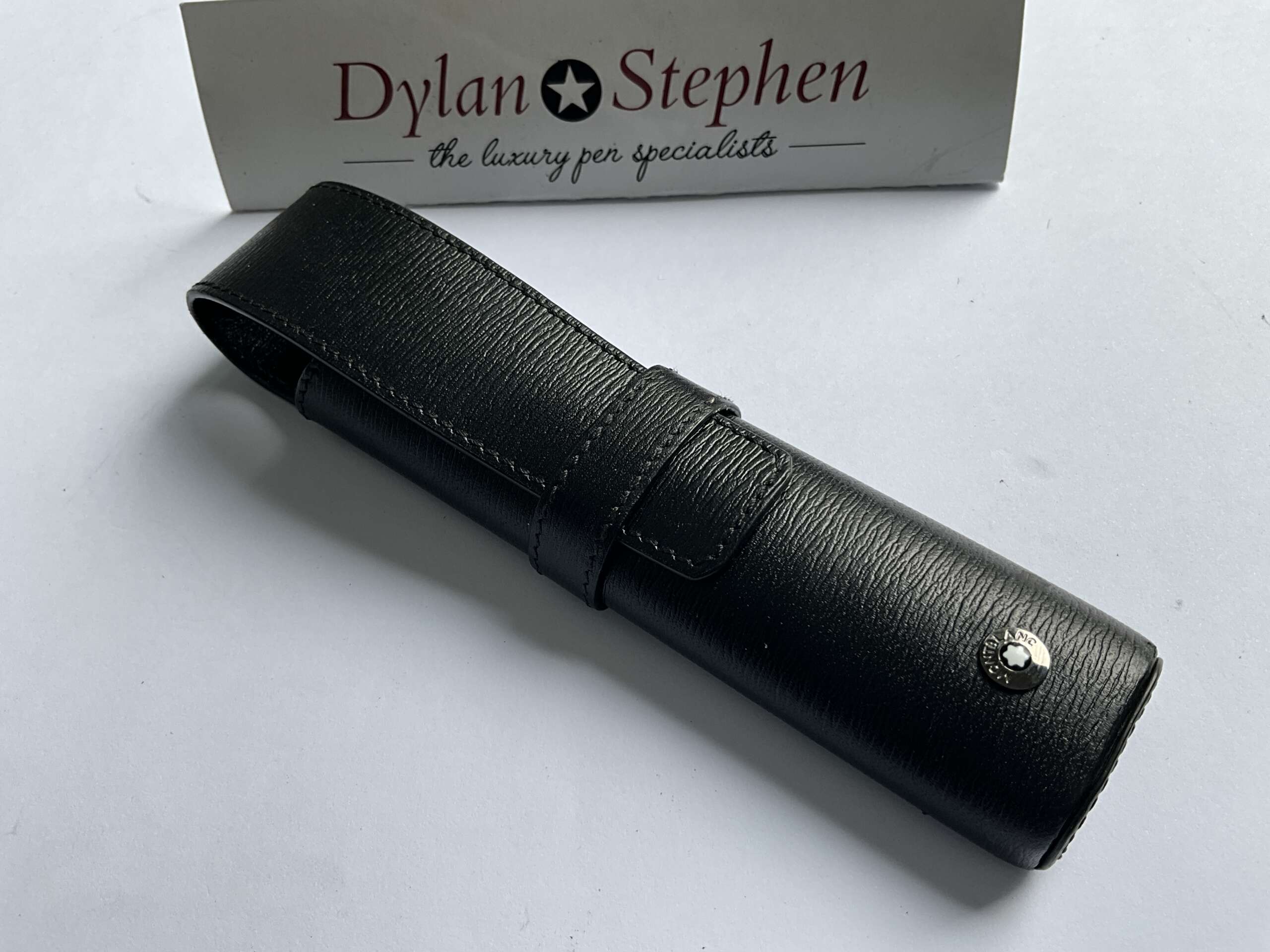 Montblanc Westside Black Leather One Pen Pouch