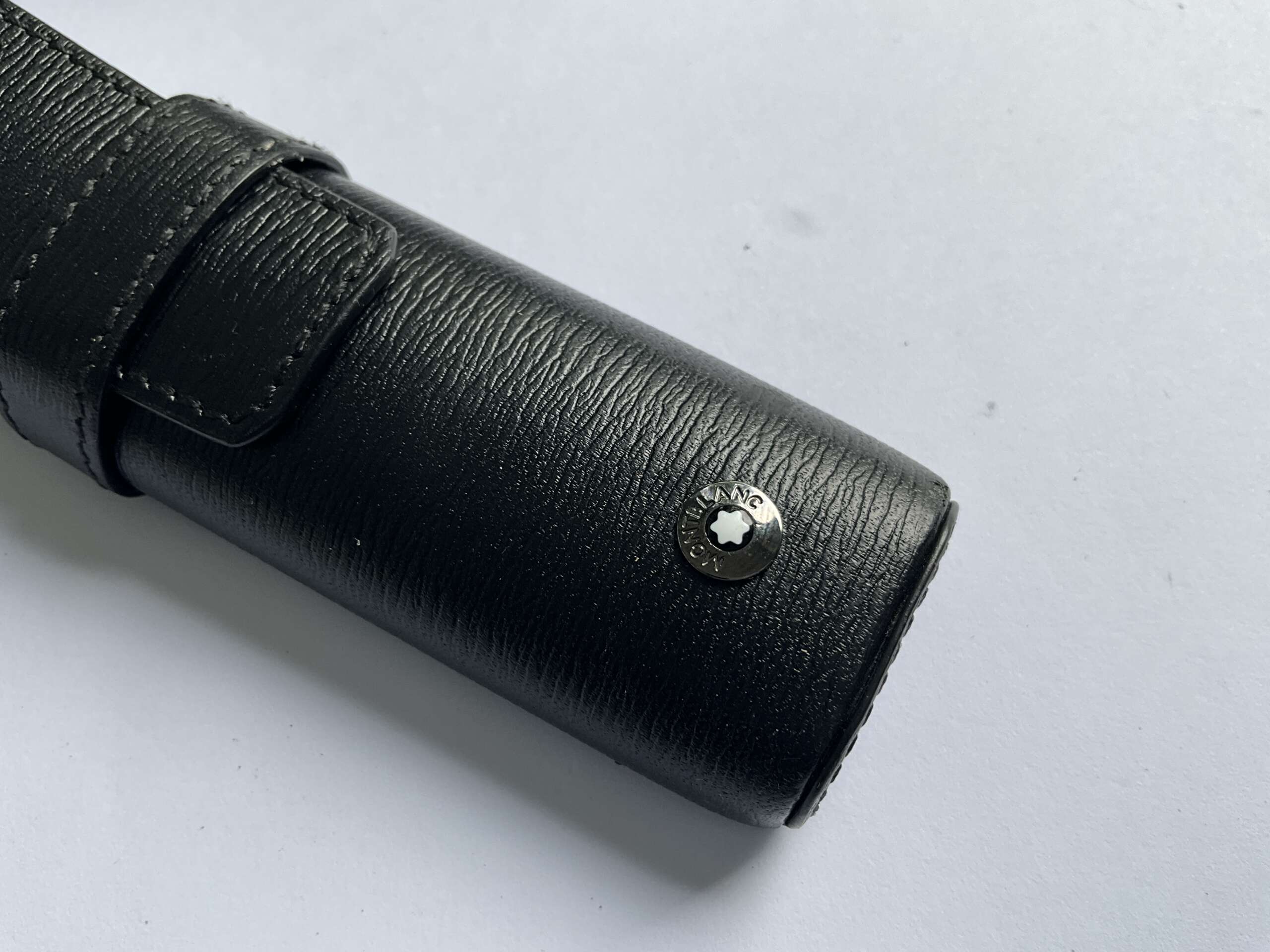 Montblanc Westside Black Leather One Pen Pouch - Image 2