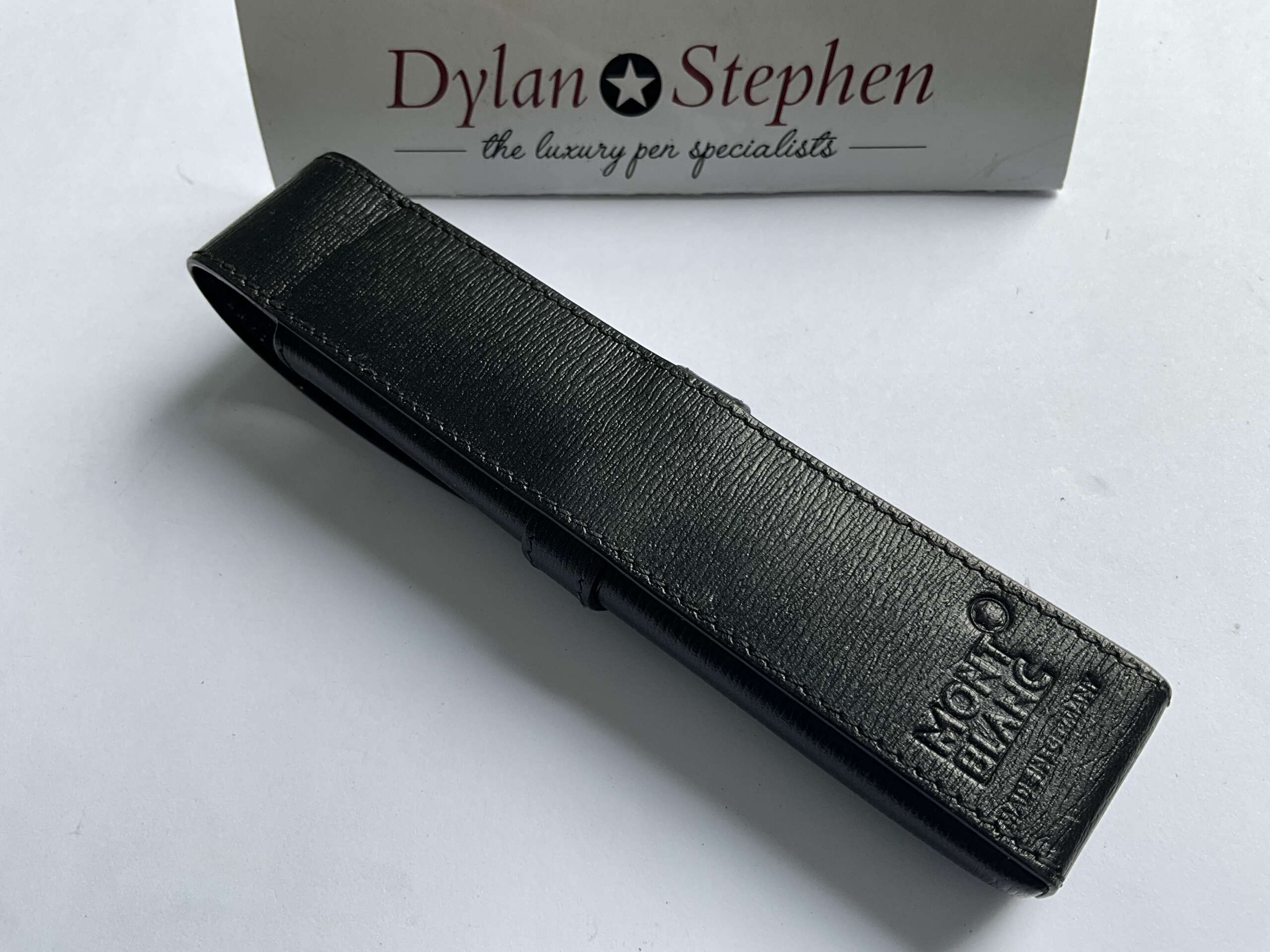 Montblanc Westside Black Leather One Pen Pouch - Image 3