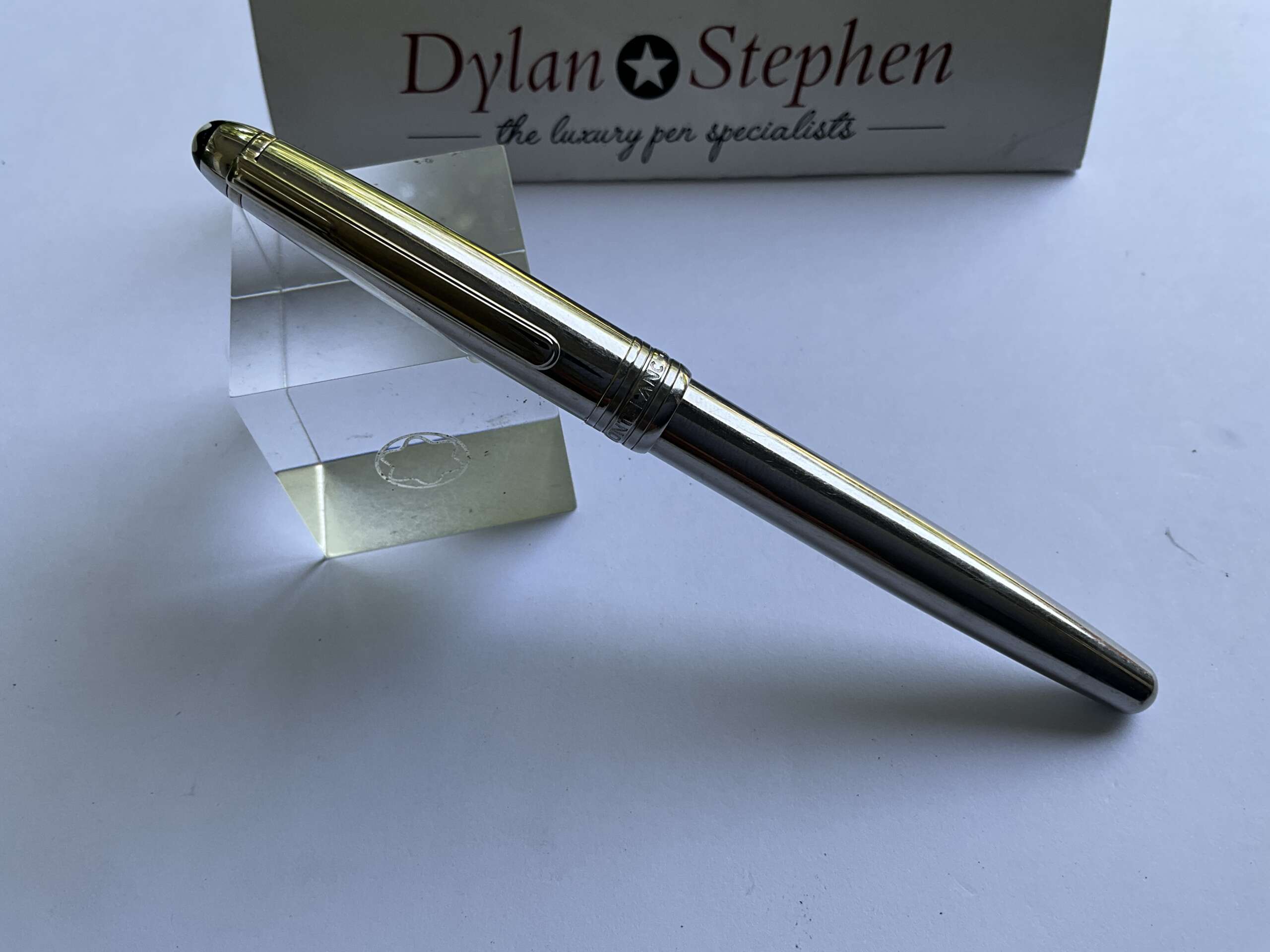Montblanc Meisterstuck 163 Classique Solitaire Steel Rollerball Pen - Image 4