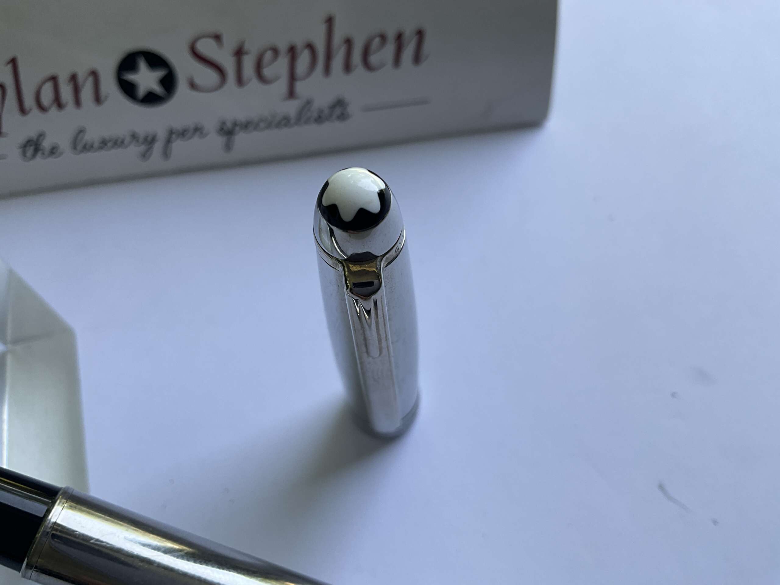 Montblanc Meisterstuck 163 Classique Solitaire Steel Rollerball Pen - Image 2