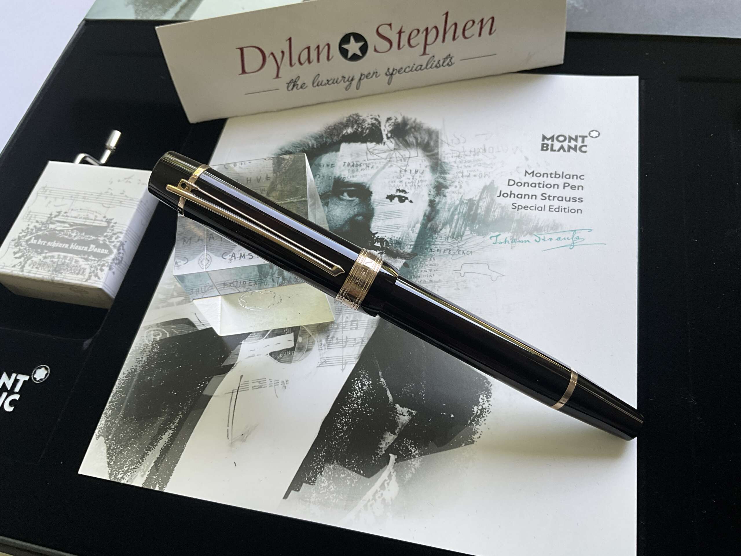 Montblanc Meisterstuck Johann Strauss Donation Special Edition Rollerball Pen - Image 5