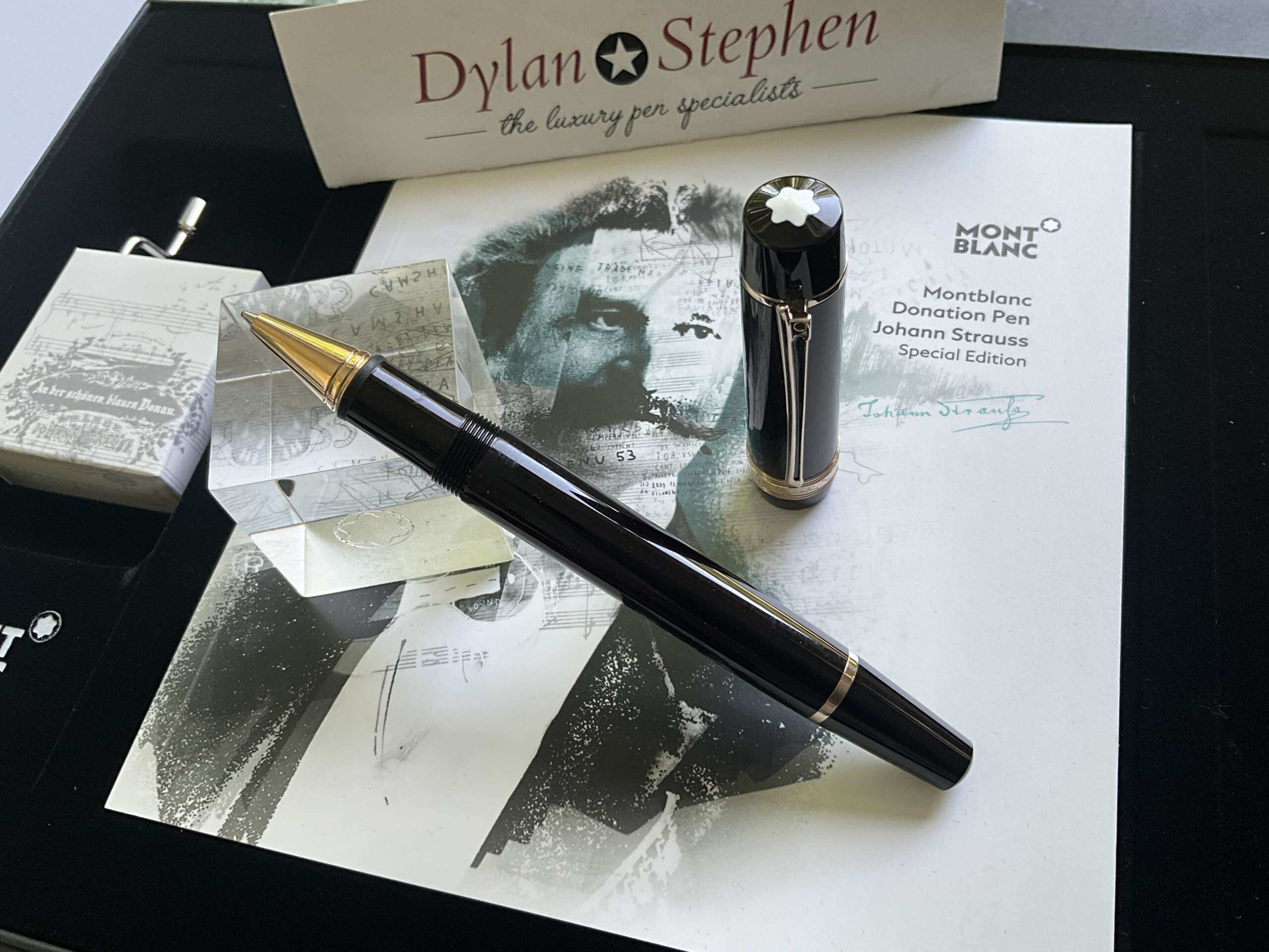 Montblanc Meisterstuck Johann Strauss Donation Special Edition Rollerball Pen