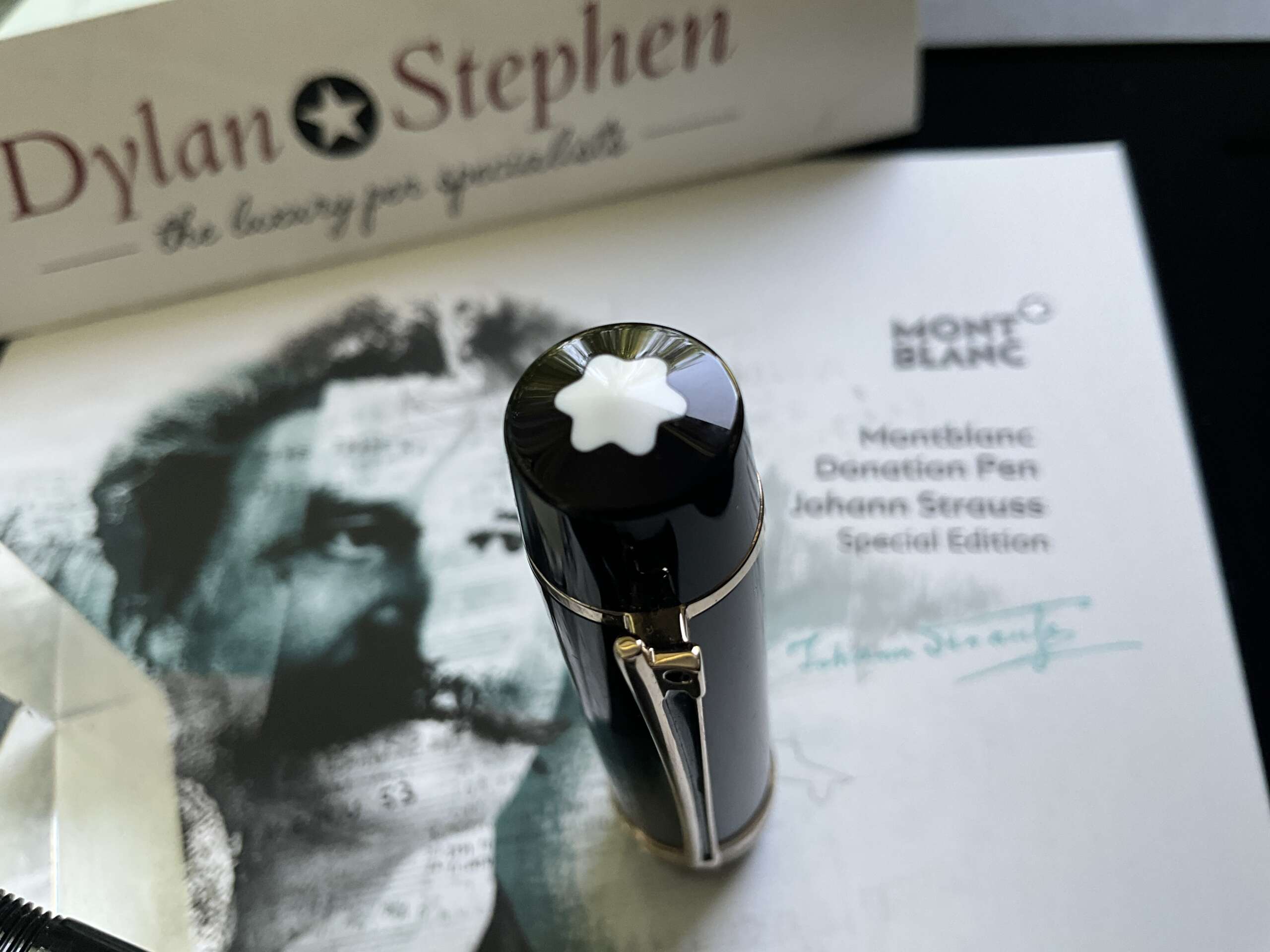 Montblanc Meisterstuck Johann Strauss Donation Special Edition Rollerball Pen - Image 2