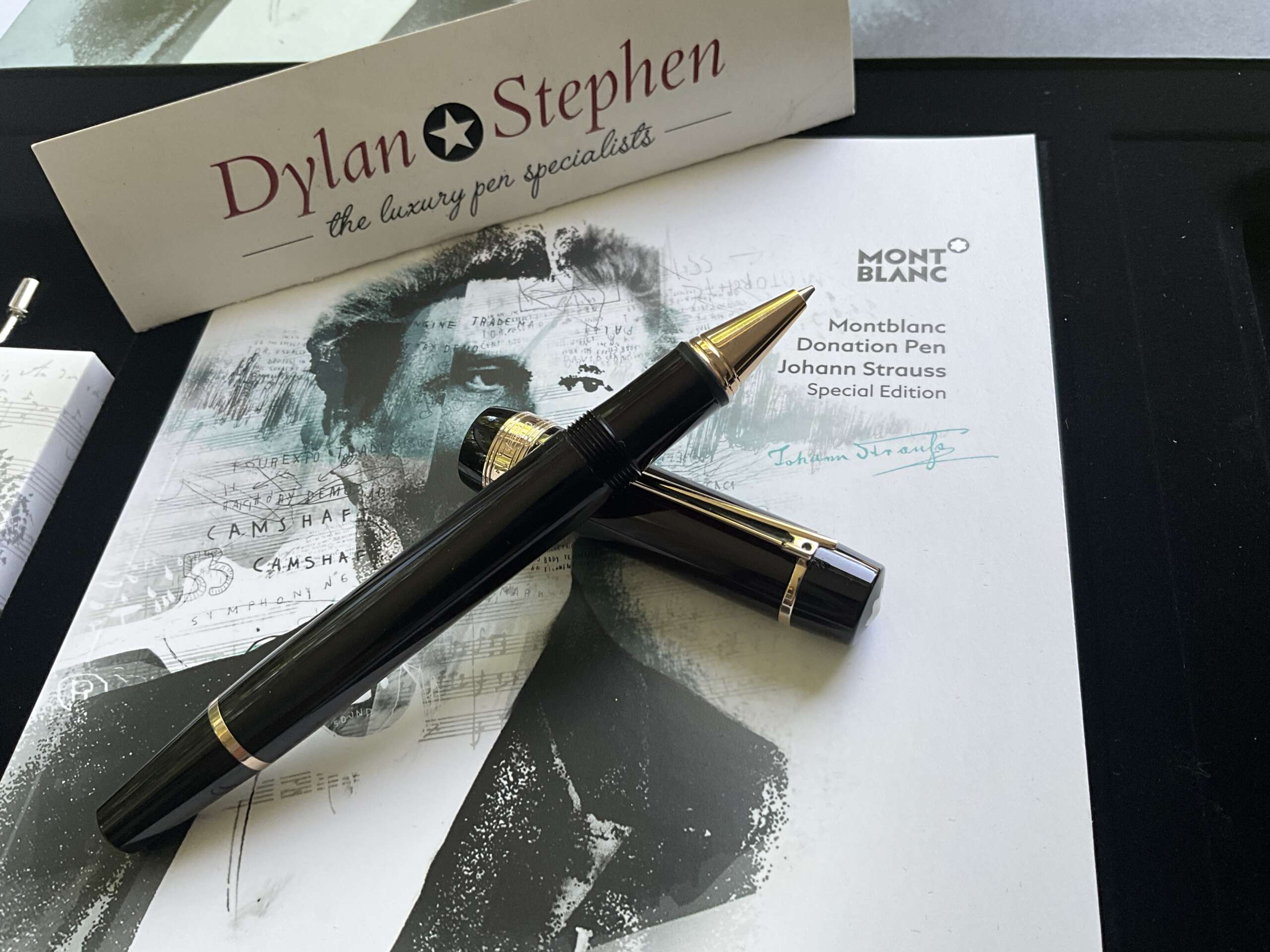 Montblanc Meisterstuck Johann Strauss Donation Special Edition Rollerball Pen - Image 4