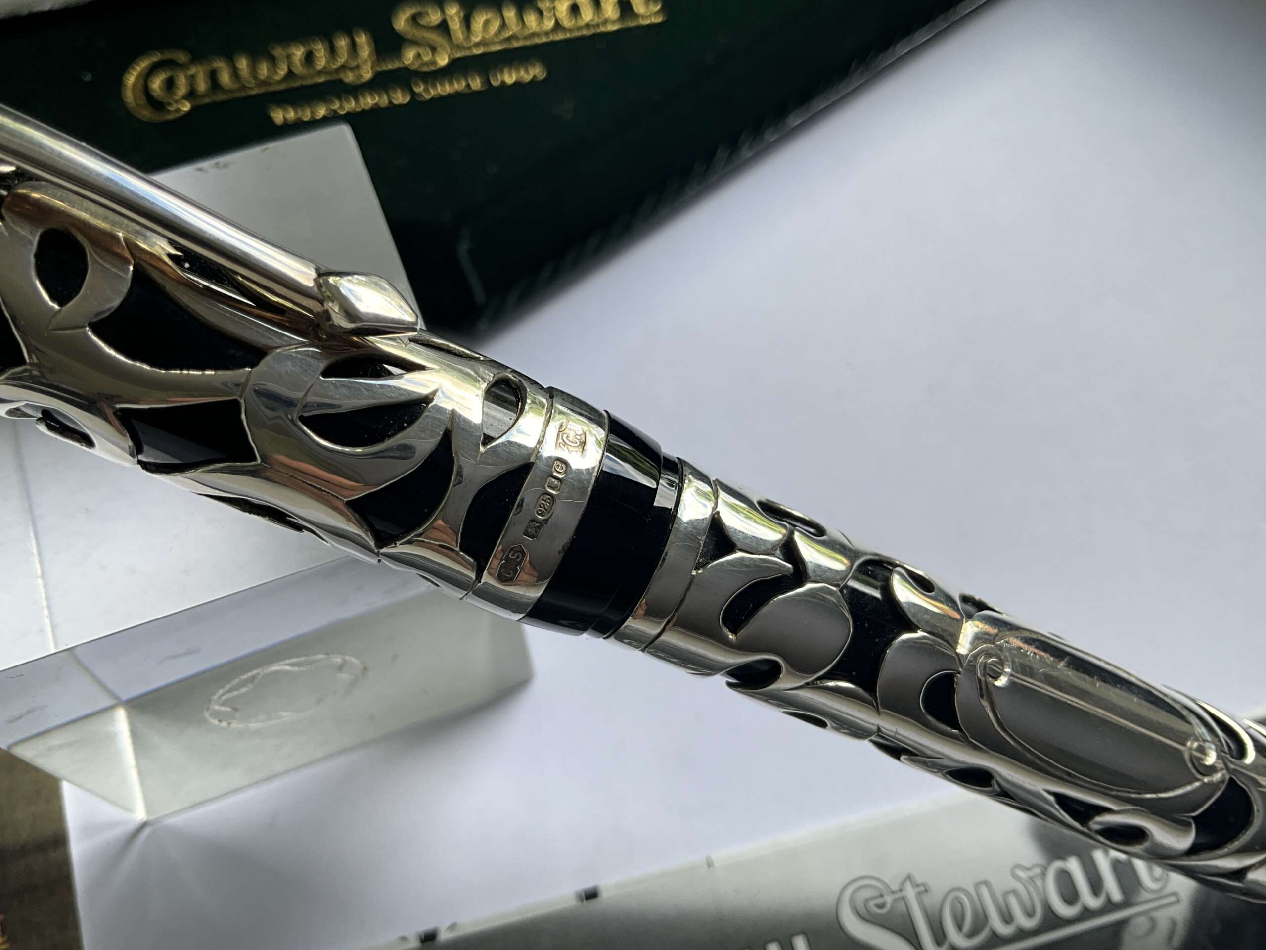 Conway Stewart Henry Simpole Centenary Sterling Silver Limited Edition Fountain Pen - Image 5