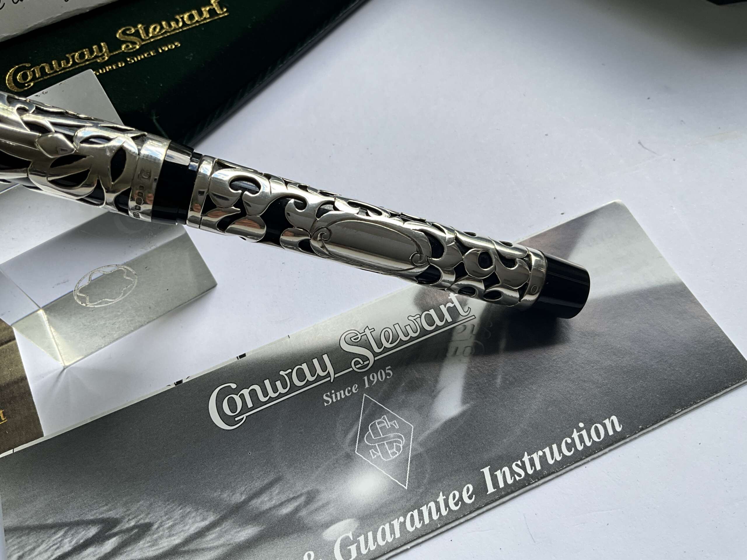 Conway Stewart Henry Simpole Centenary Sterling Silver Limited Edition Fountain Pen - Image 7