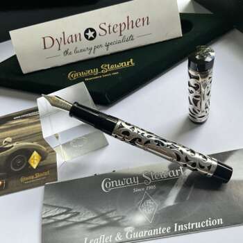 Conway Stewart Henry Simpole Centenary Sterling Silver Limited Edition Fountain Pen