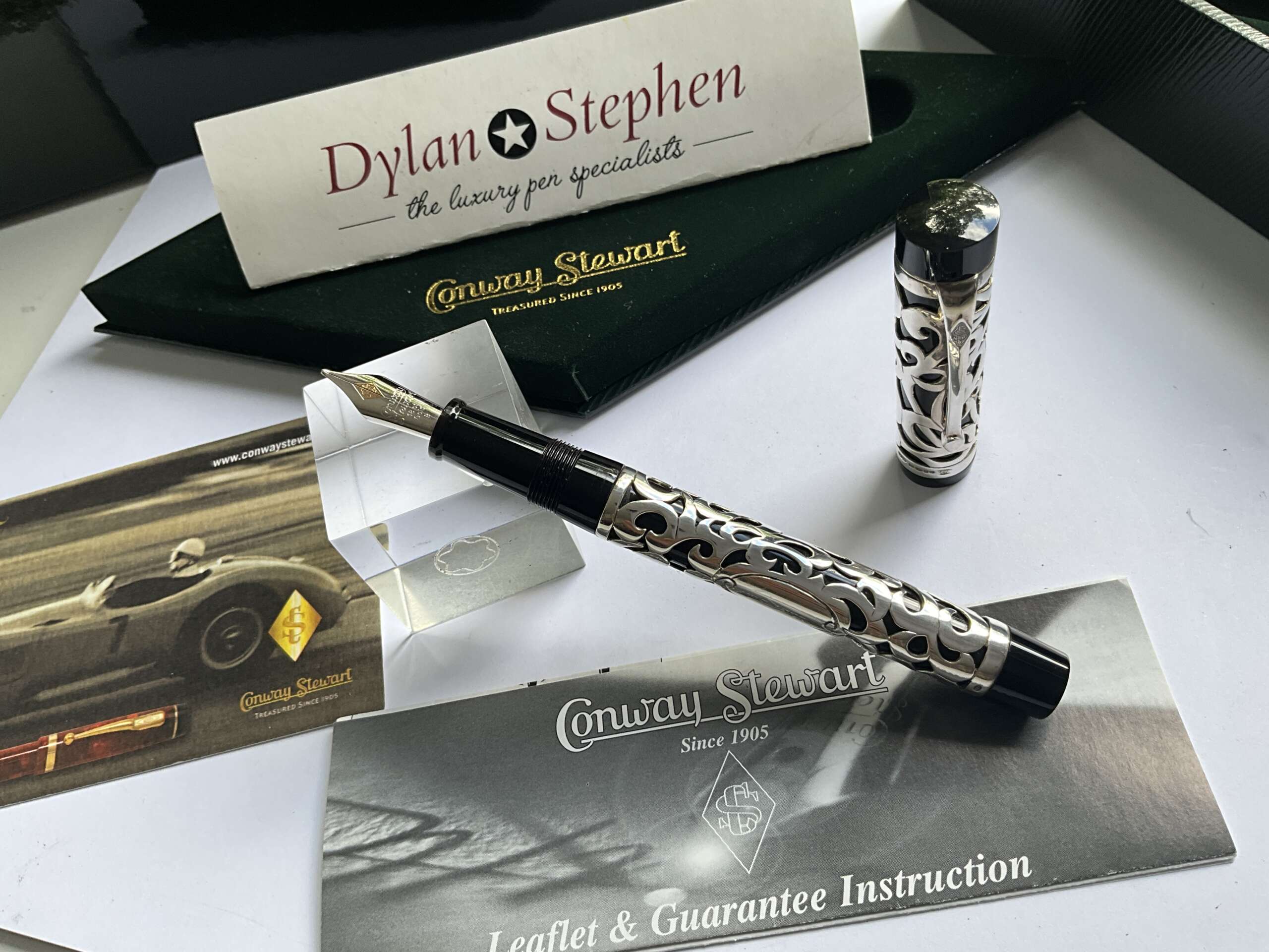 Conway Stewart Henry Simpole Centenary Sterling Silver Limited Edition Fountain Pen