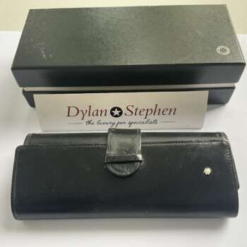 Montblanc Meisterstuck Traveller Black Leather One Pen Pouch