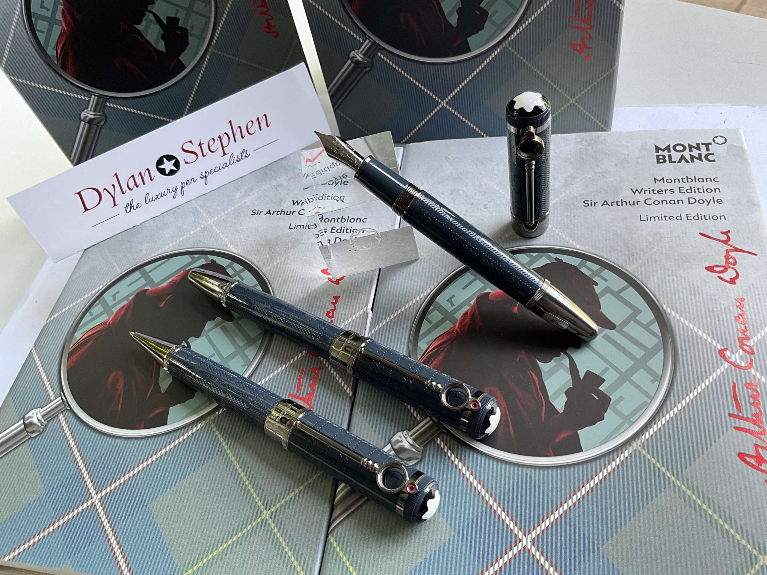 Montblanc Writers Limited Edition Sir Arthur Conan Doyle Writing Pen Set
