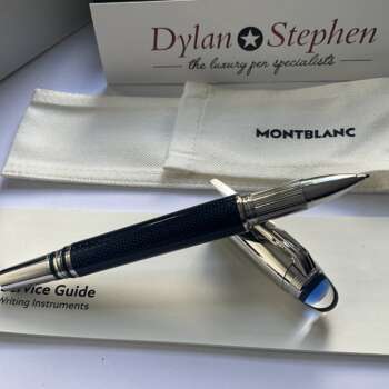 Montblanc Starwalker Doue Blue Planet Metal Fineliner Pen