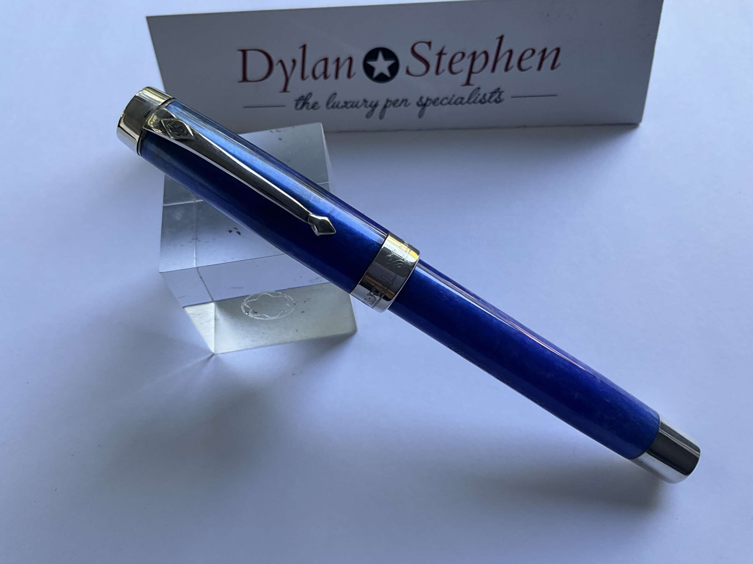 Conway Stewart Duro Sterling Silver II Blue Sapphire fountain pen - Image 6