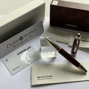 Montblanc Meisterstuck Solitaire Golden Hour Legrand Rollerball Pen