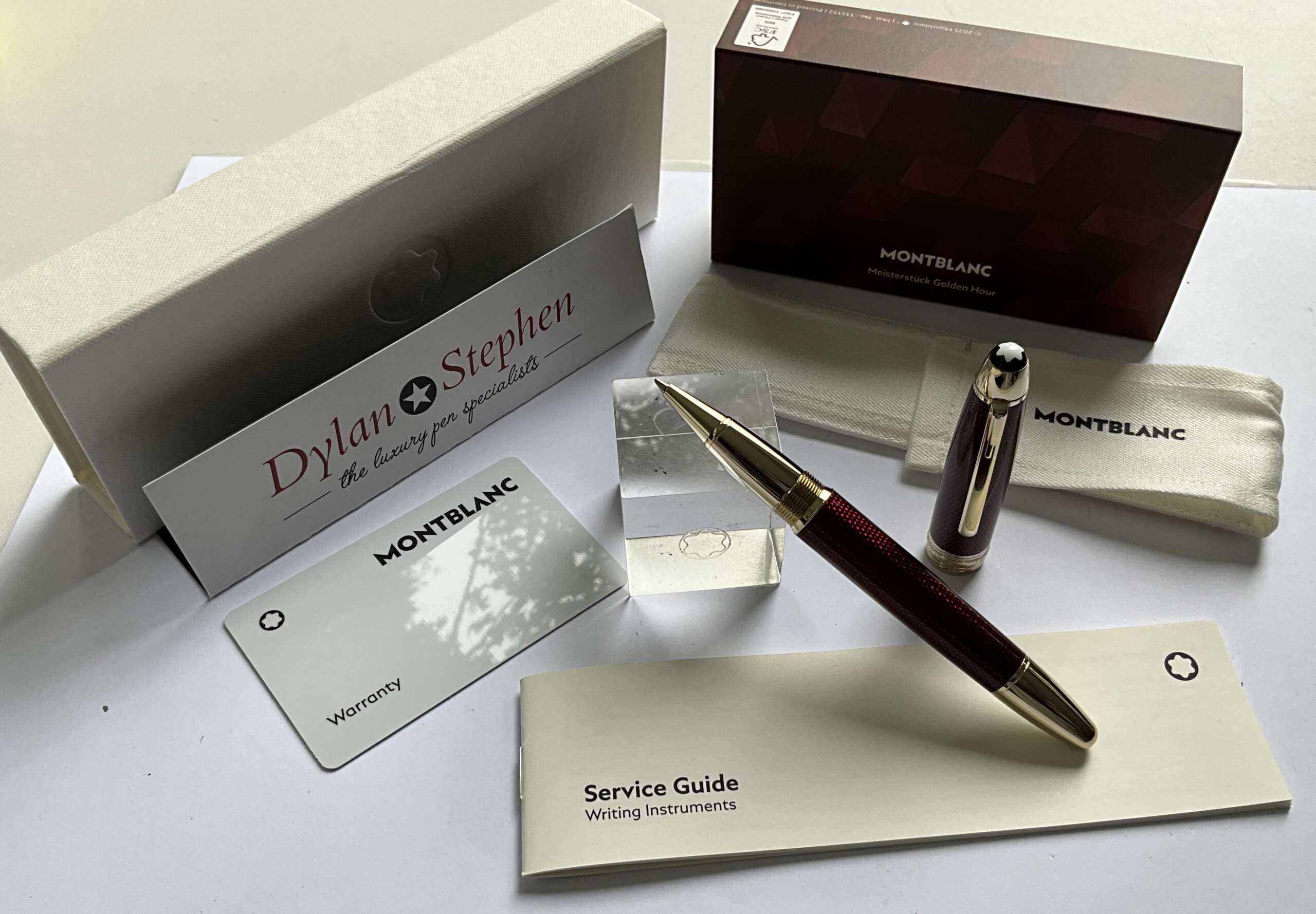 Montblanc Meisterstuck Solitaire Golden Hour Legrand Rollerball Pen