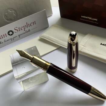 Montblanc Meisterstuck Solitaire Golden Hour Legrand Fountain Pen