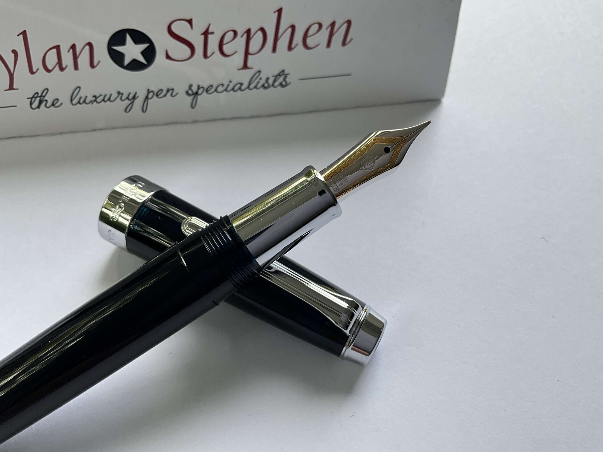 Sailor 1911 Pro Gear Anchor Clear Dawn Blue Fountain Pen - Image 5