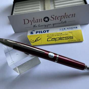 Pilot Capless Decimo Red Fountain Pen