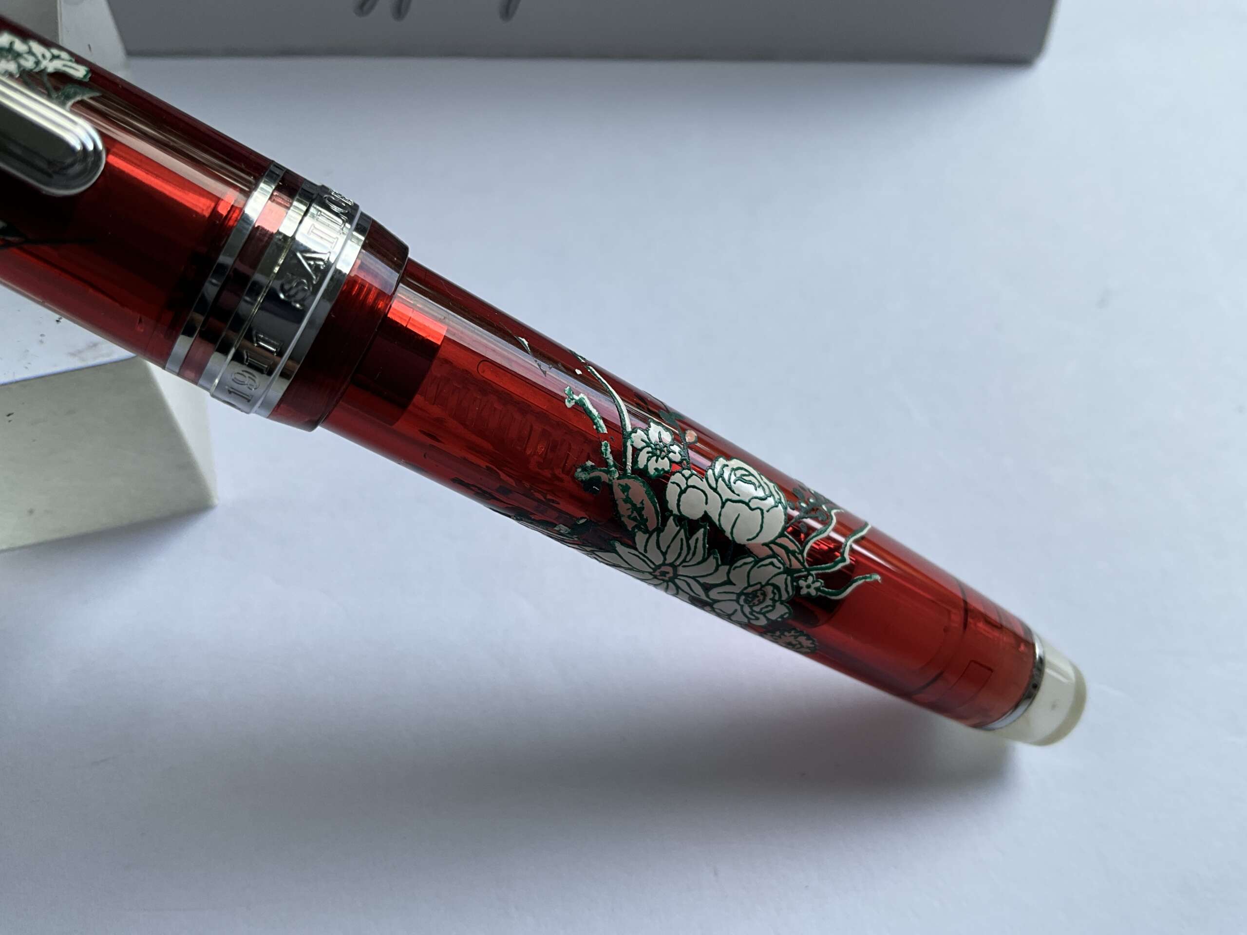 Sailor 1911 Pro Gear Slim Ancient Bouquet Fountain Pen - Image 3