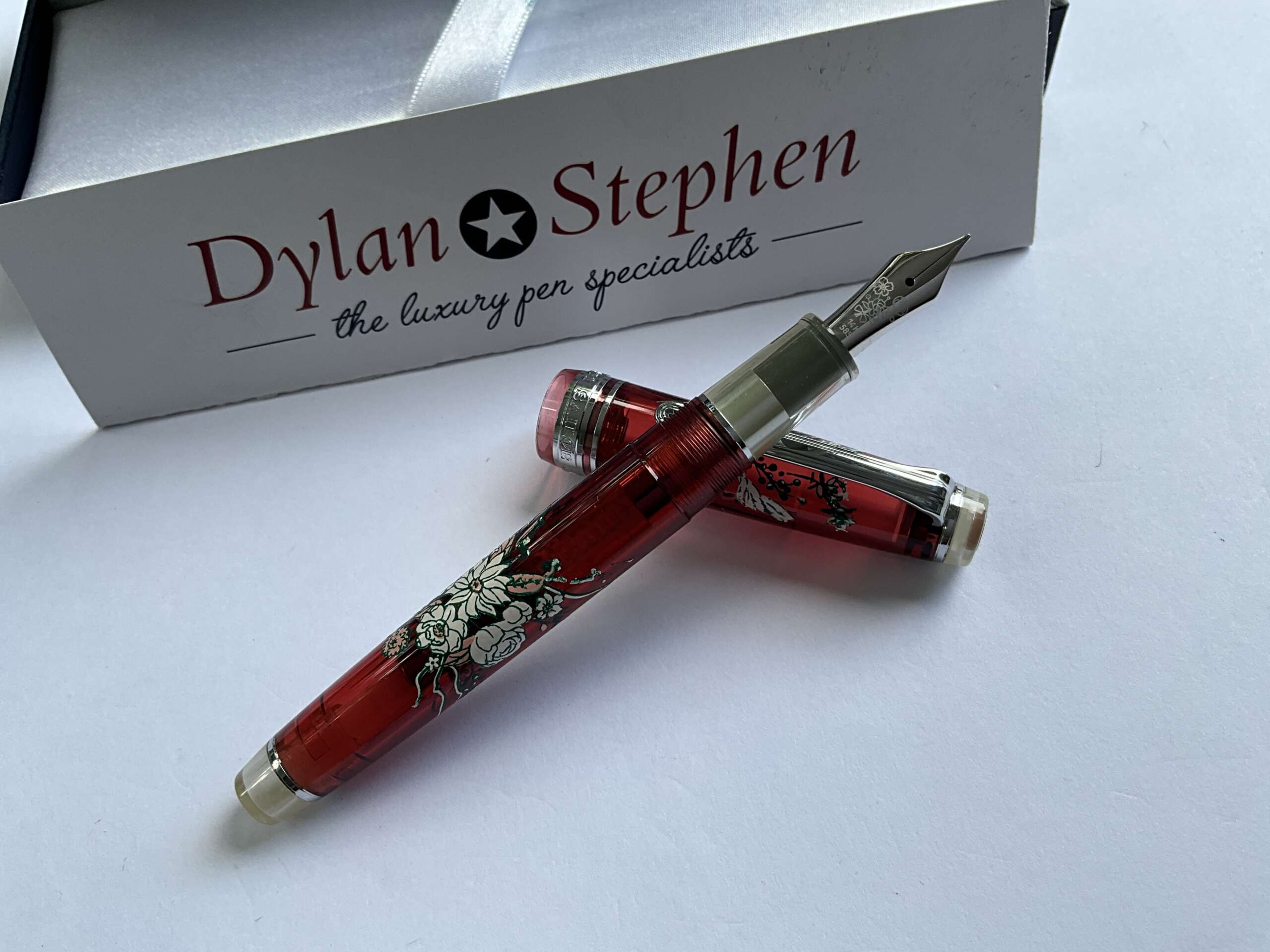 Sailor 1911 Pro Gear Slim Ancient Bouquet Fountain Pen - Image 6