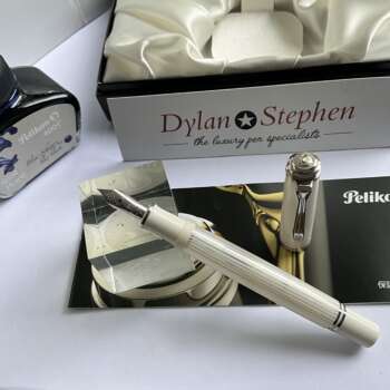 Pelikan Souveran M605 White Transparent Fountain Pen