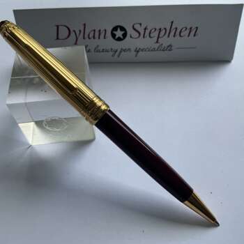 Montblanc Meisterstuck 165 Solitaire Doue Vermeil Bordeaux Mechanical Pencil